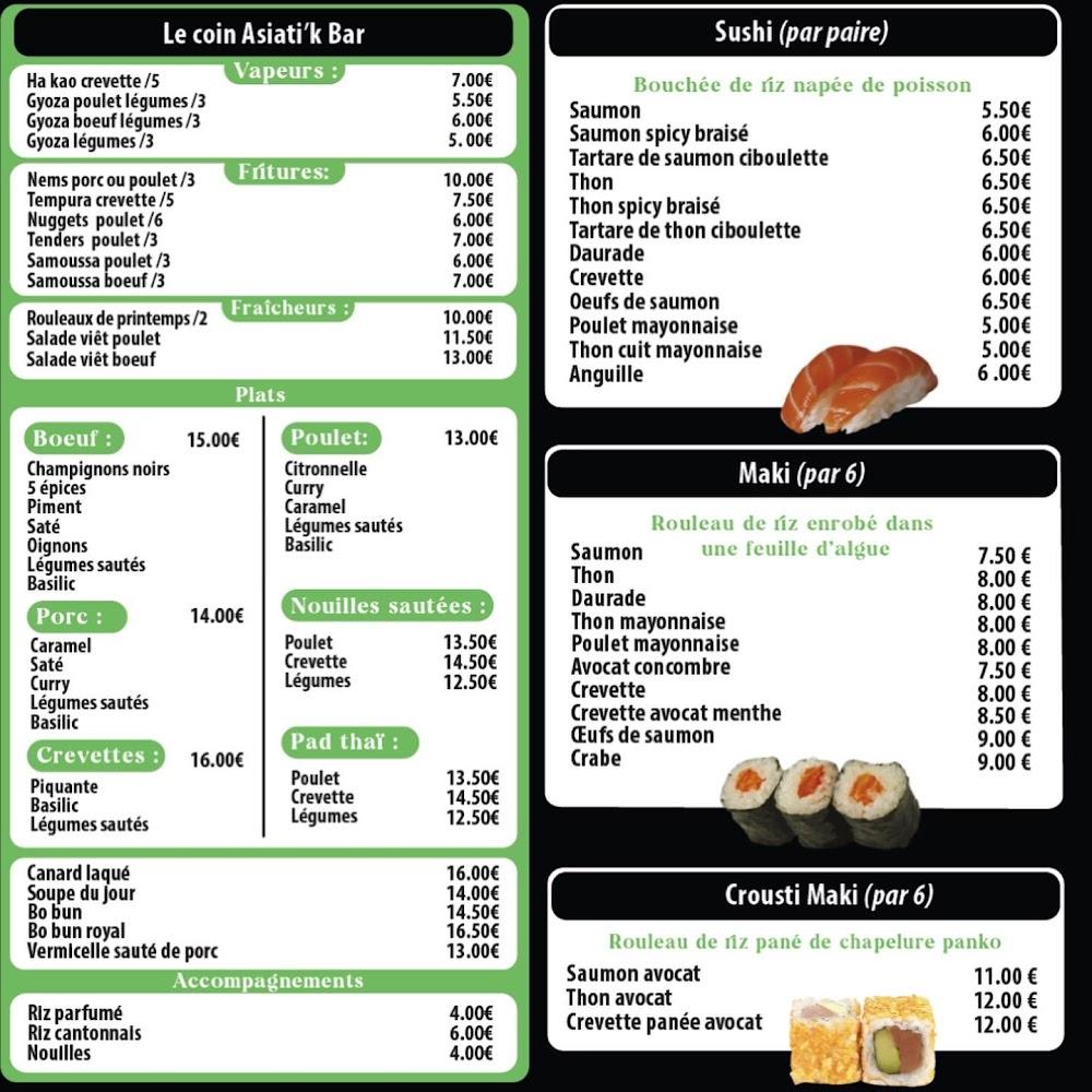 Sushi'k Bar Bonifacio - Menu Image 3